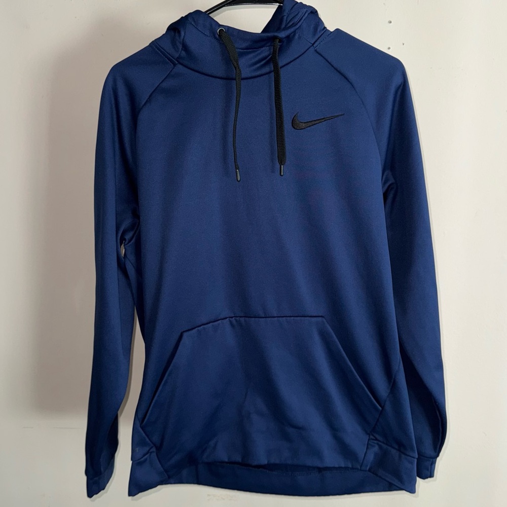 Nike Dri-Fit Cowl Neck Hoodie Men’s Medium Blue - Thermal and active wear